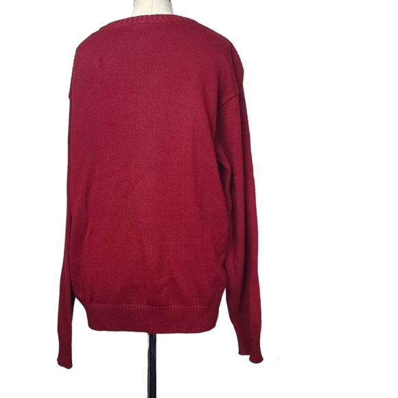 Oscar De La Renta Red Sweater Men's XL - Picture 3 of 7